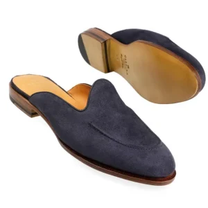 Online Carmina MULES FEMME DAIM VOGUE MARINE | NAVY