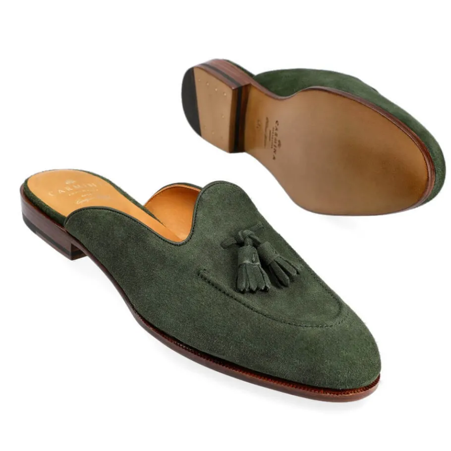 mules_femme_daim_vogue_vertes__carmina_1.webp Outlet Carmina MULES FEMME DAIM VOGUE VERTES | MOSS