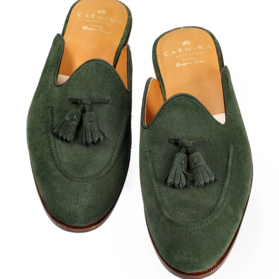 mules_femme_daim_vogue_vertes__carmina_3.webp Outlet Carmina MULES FEMME DAIM VOGUE VERTES | MOSS