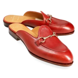 Cheap Carmina MULES FEMME RUSTICALF ROUGE | RED