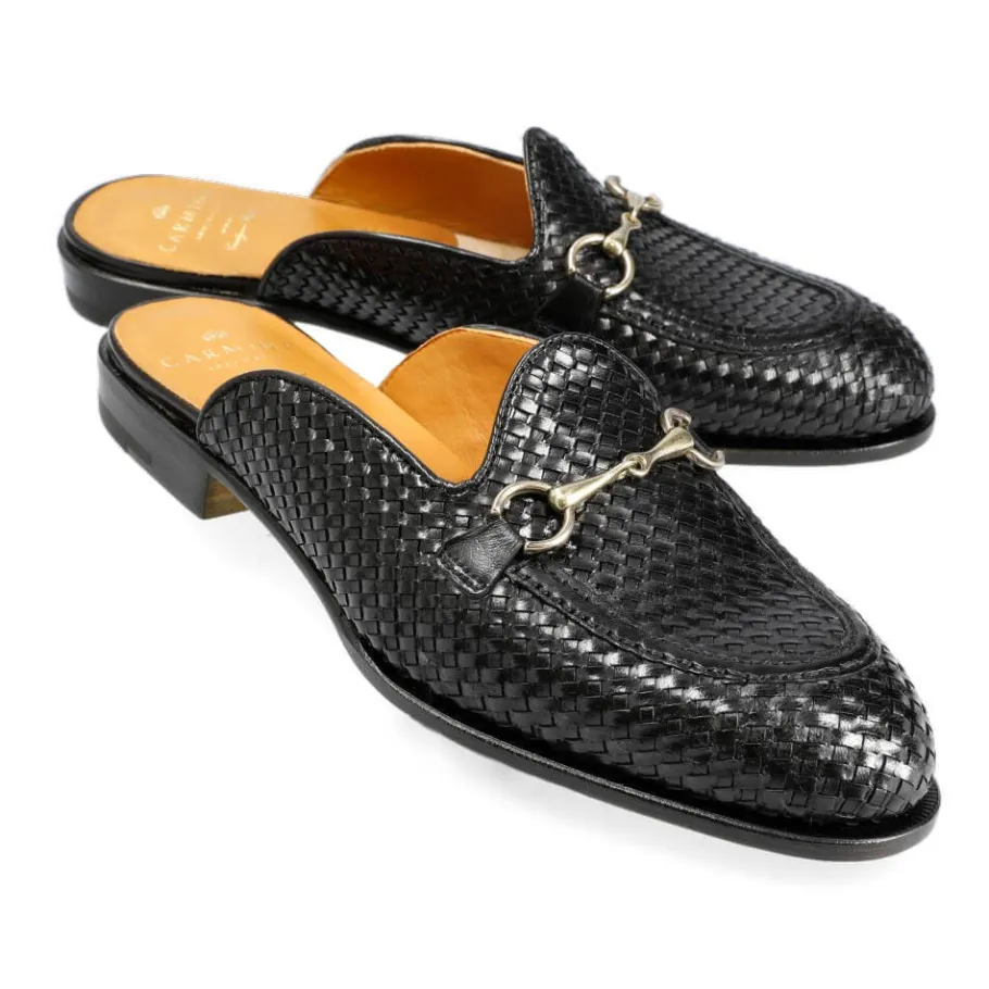 mules_femme_tress_noir__carmina_0.webp Flash Sale Carmina MULES FEMME TRESSÉ NOIR | BLACK