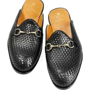 Flash Sale Carmina MULES FEMME TRESSÉ NOIR | BLACK
