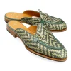 Hot Carmina MULES FEMMES CHAUSSURES VERT TRESSÉ | GREENARMY