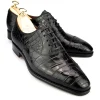 Store Carmina OXFORD A BOUT DROIT ALLIGATOR NOIR |