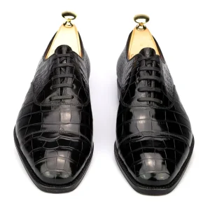 Store Carmina OXFORD A BOUT DROIT ALLIGATOR NOIR |