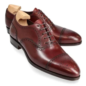 Online Carmina OXFORD A BOUT DROIT CHAUSSURES BORDEAUX VEGANO | BURGUNDY