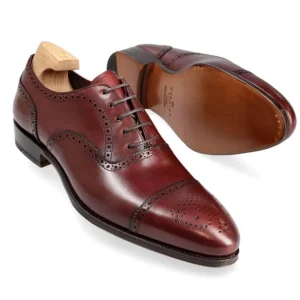 Online Carmina OXFORD A BOUT DROIT CHAUSSURES BORDEAUX VEGANO | BURGUNDY