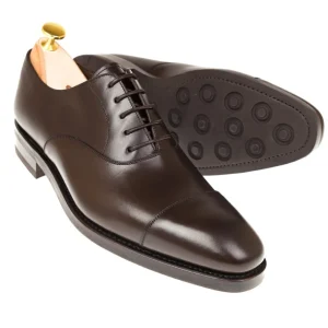 New Carmina OXFORD A BOUT DROIT CHAUSSURES MARRON BOXCALF | BROWN