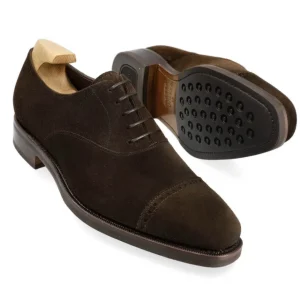 Clearance Carmina OXFORD A BOUT DROIT CHAUSSURES MARRON DAIM | BROWN