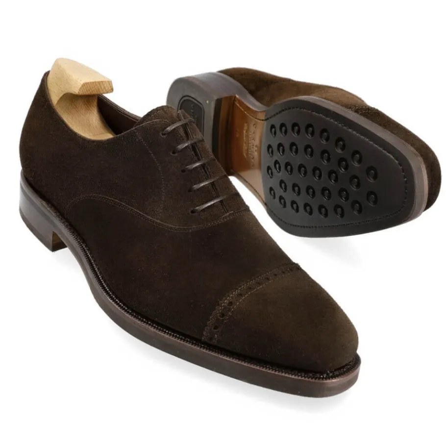 oxford_a_bout_droit_chaussures_marron_daim__carmina_1.webp Clearance Carmina OXFORD A BOUT DROIT CHAUSSURES MARRON DAIM | BROWN
