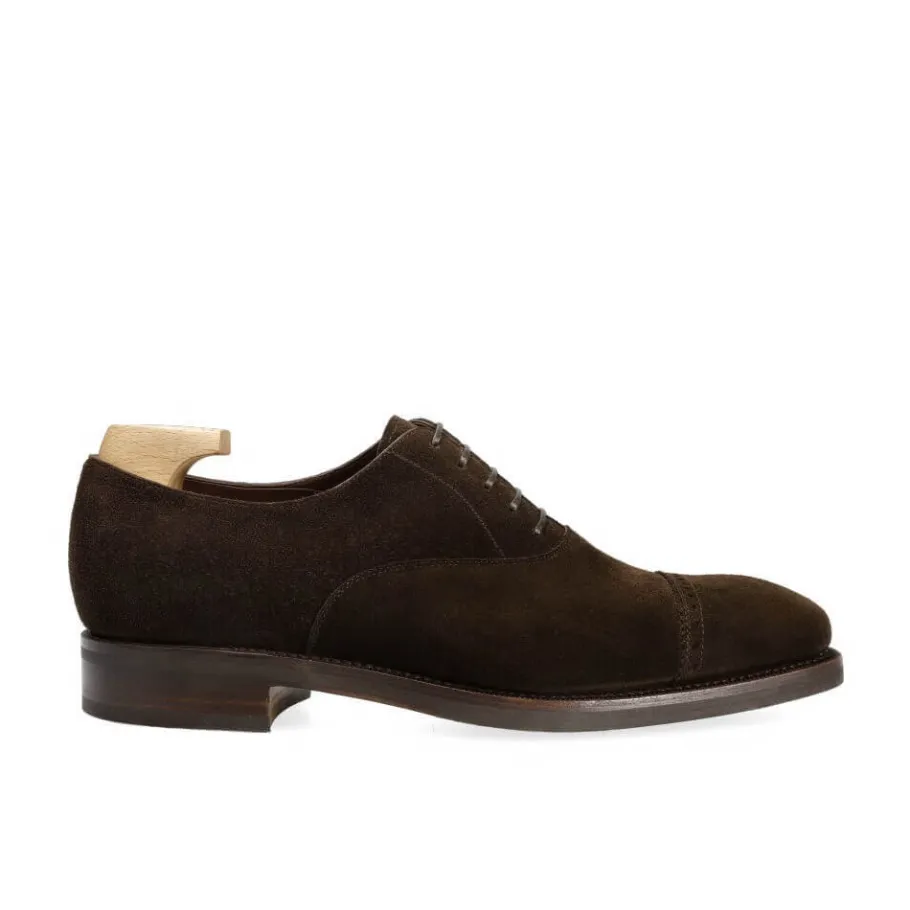 oxford_a_bout_droit_chaussures_marron_daim__carmina_2.webp Clearance Carmina OXFORD A BOUT DROIT CHAUSSURES MARRON DAIM | BROWN