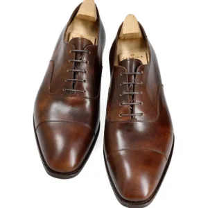 Outlet Carmina OXFORD A BOUT DROIT CHAUSSURES MARRON MUSEUM | BROWN