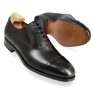 Fashion Carmina OXFORD A BOUT DROIT CHAUSSURES NOIR BOXCALF | BLACK