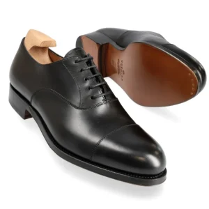 Shop Carmina OXFORD A BOUT DROIT CHAUSSURES NOIR BOXCALF | BLACK