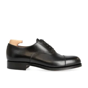 Shop Carmina OXFORD A BOUT DROIT CHAUSSURES NOIR BOXCALF | BLACK