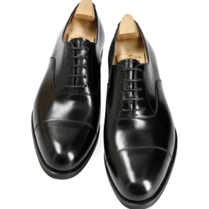 Shop Carmina OXFORD A BOUT DROIT CHAUSSURES NOIR BOXCALF | BLACK