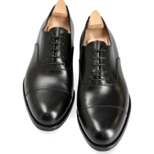 Shop Carmina OXFORD A BOUT DROIT CHAUSSURES NOIR BOXCALF | BLACK