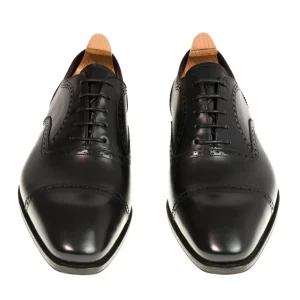 Flash Sale Carmina OXFORD A BOUT DROIT CHAUSSURES NOIR BOXCALF | BLACK