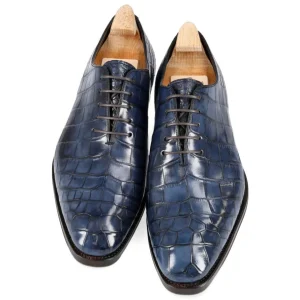 Cheap Carmina OXFORD UNE PIECE ALLIGATOR MARINE | NAVY