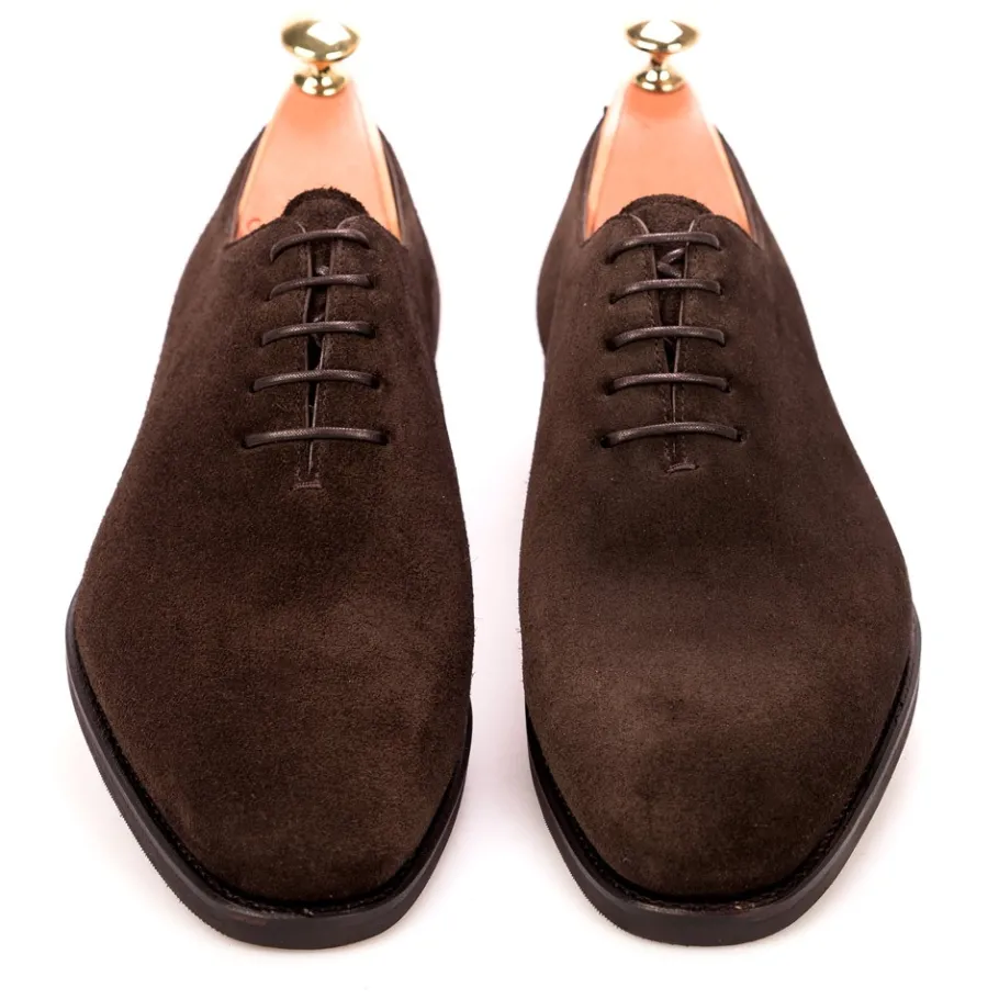 oxford_une_piece_chaussures_marron_daim__carmina_3.webp Sale Carmina OXFORD UNE PIECE CHAUSSURES MARRON DAIM | BROWN