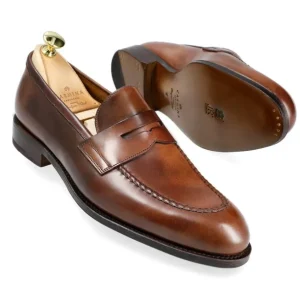 Hot Carmina PENNY LOAFERS CORDOVAN BORDEAUX | MARBLEBURGUNDY