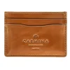 Cheap Carmina PORTE CARTES EN CORDOVAN BOURBON