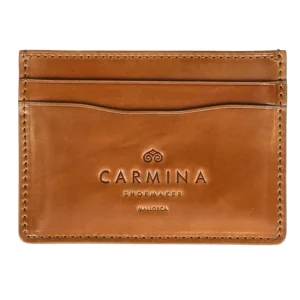 Cheap Carmina PORTE CARTES EN CORDOVAN BOURBON