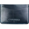 Flash Sale Carmina PORTE CARTES EN CORDOVAN MARINE NAVY