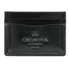 Store Carmina PORTE CARTES EN CORDOVAN NOIRE BLACK