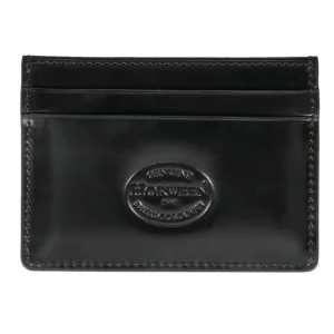 Store Carmina PORTE CARTES EN CORDOVAN NOIRE BLACK