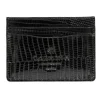 Best Sale Carmina PORTE CARTES EN LEZARD NOIRE BLACK