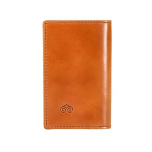 Cheap Carmina PORTE-BILLETS SLIM EN CORDOVAN BOURBON