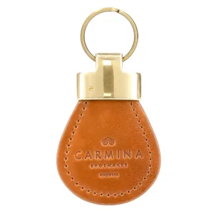 Sale Carmina PORTE-CLÉS EN CUIR CORDOVAN BOURBON