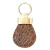 Hot Carmina PORTE-CLÉS EN CUIR DE CROCODILE BROWN