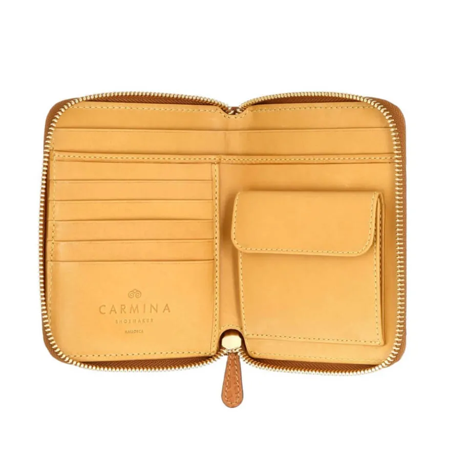 Clearance Carmina PORTEFEUILLE DE TAILLE MOYENNE POUR FEMME ALLIGATORE TANNED