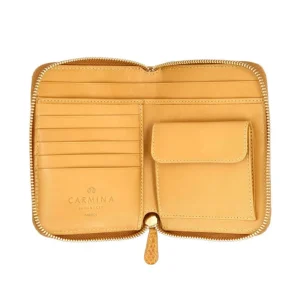 New Carmina PORTEFEUILLE DE TAILLE MOYENNE POUR FEMME LIZARD CALABAZA