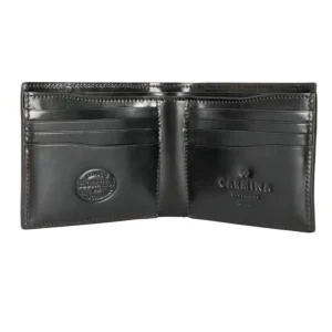 Cheap Carmina PORTEFEUILLE SLIM ENTIÈREMENT FABRIQUÉ EN CORDOVAN VÉRITABLE NOIR BLACK