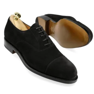Flash Sale Carmina RICHELIEU CHAUSSURES NOIR SUEDE | BLACK