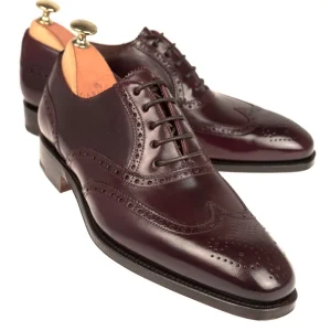 Best Sale Carmina RICHELIEU CORDOVAN 922 RAIN BURGUNDY