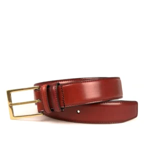 Outlet Carmina Cordovan Leather Belt | Shoemaker RUBI