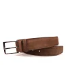 Fashion Carmina Suede Leather Belt | Shoemaker SNUFF