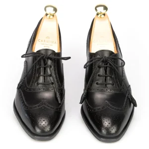 New Carmina Women's Leather High Heel Shoes | BLACK